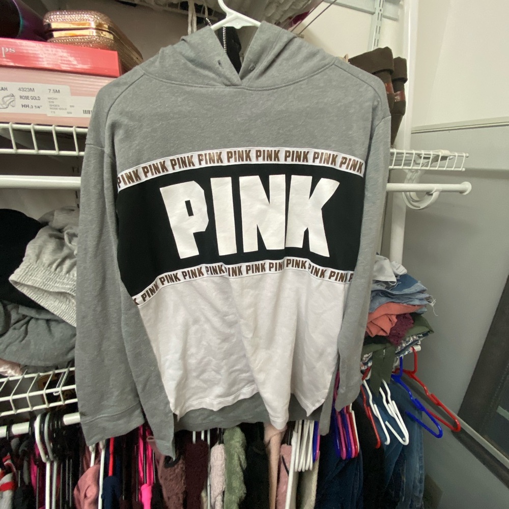PINK sweatshirt, so comfy